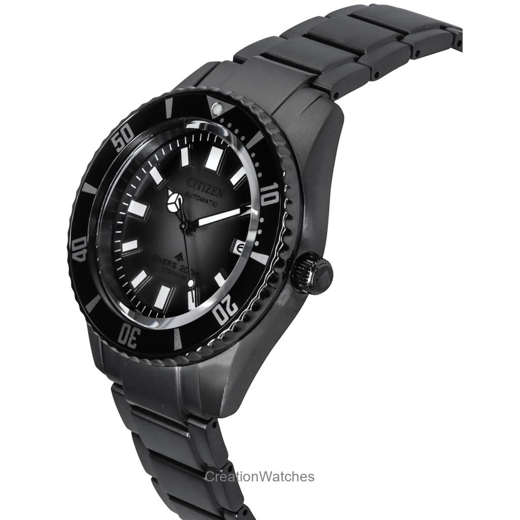 Citizen Pánske hodinky Promaster Fujitsubo Super Titanium Black Dial Automatic Dial NB6025-59H 200M