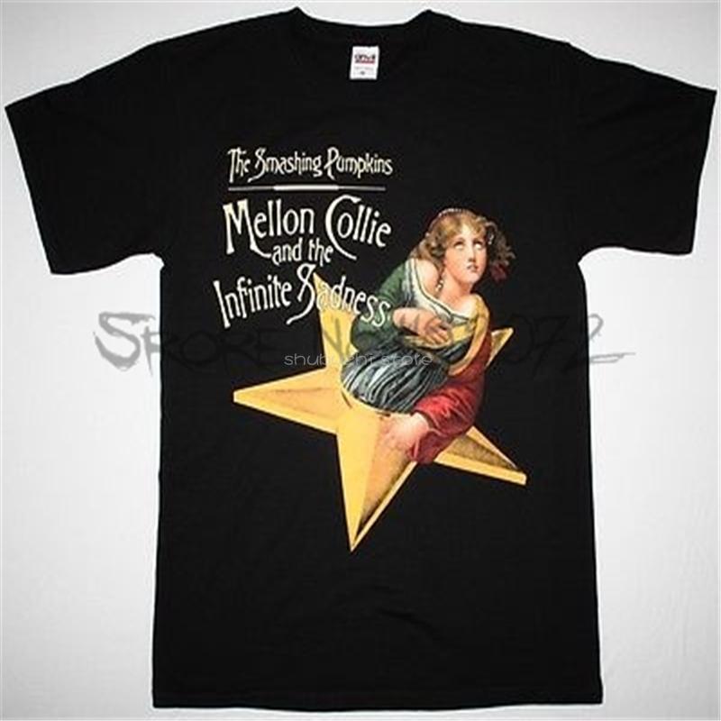 THE SMASHING PUMPKINS MELLON COLLIE AND THE INFINITE SADNESS NEW BLACK TSHIRT sbz5405 S