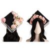 Graduation Flower Hairpin: New Style DIY Master’s Cap for College Student Photos and Gifts