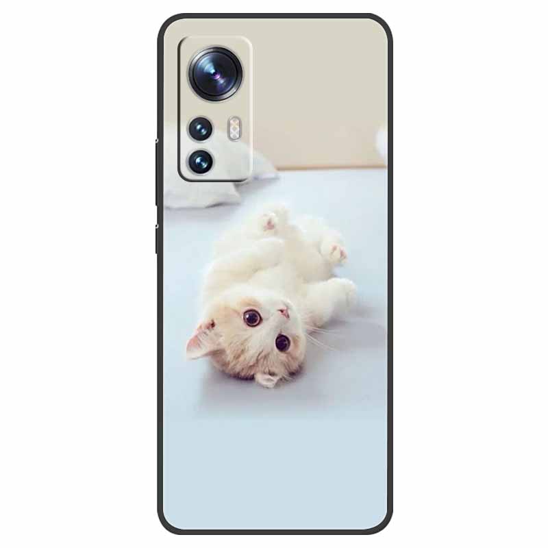 For Xiaomi 12 Lite 5G Case Shockproof Soft Silicone TPU Back Cover For Xiaomi Mi 12 Lite 5G Phone Case Mi12Lite 12Lite Cartoon