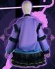 Nijisanji Kyoran Meroko Cosplay VTuber Halloween Meroko [Milky Time] Costume, (Costume)