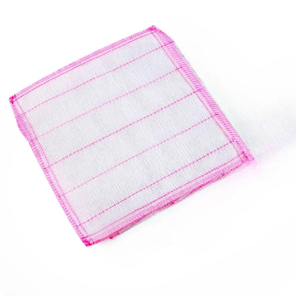New Household Cleaning Cloth Kitchen Non Greasy Dishwashing Cloth Thickened 5-layer 28 * 28cm Cotton Yarn Brush Bowl