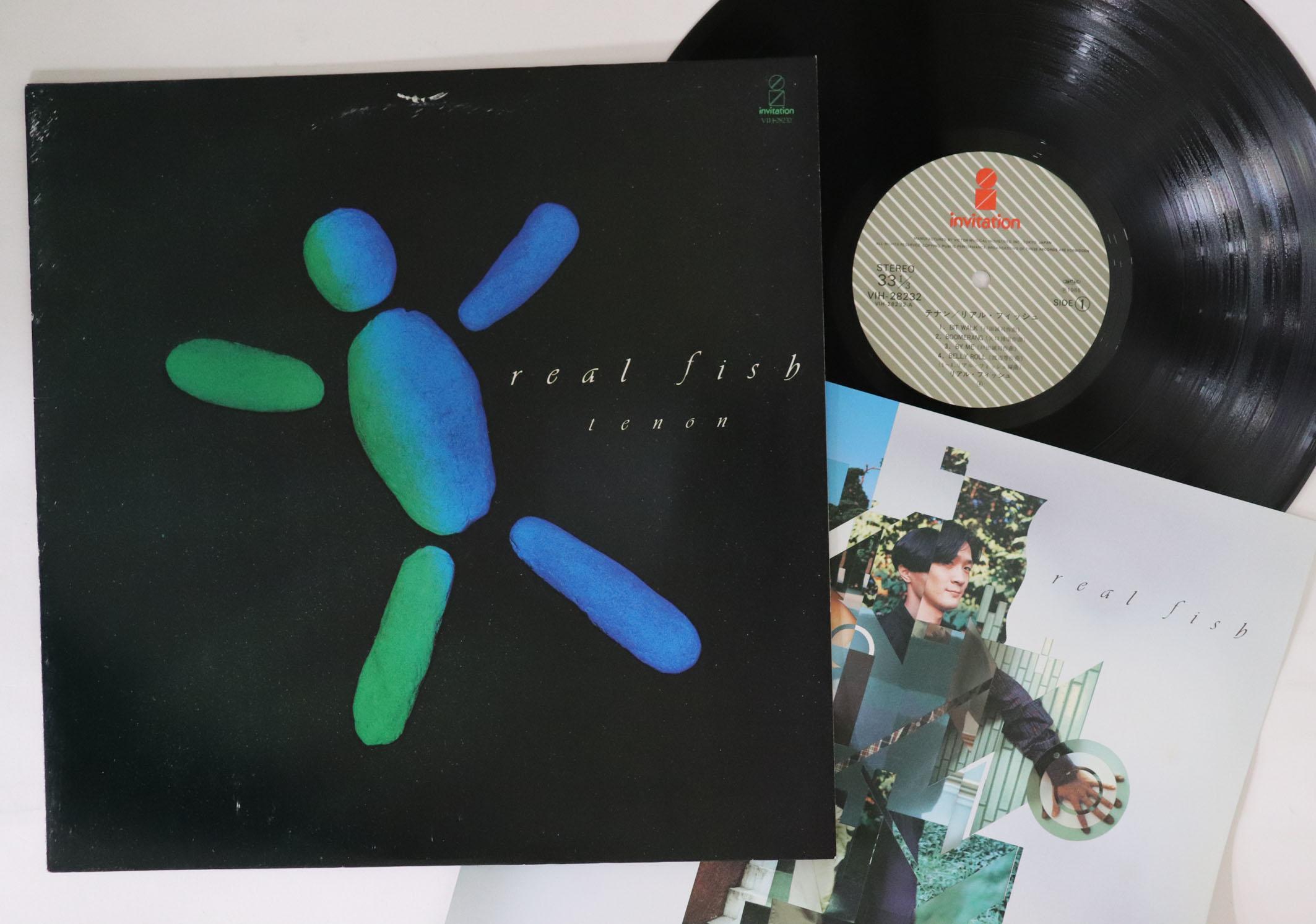 

LP Record REAL FISH - Tenon VIH28232 INVITATION 1985 Japan Japanese Pop/Rock Used