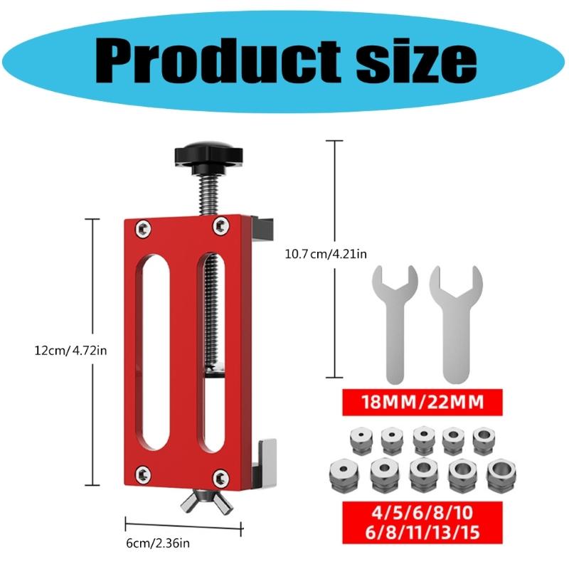 Adjustable Punch Positioning Guide Positioning Tool for Accurate Drilling in Aluminum Alloy and Metalwork Projects