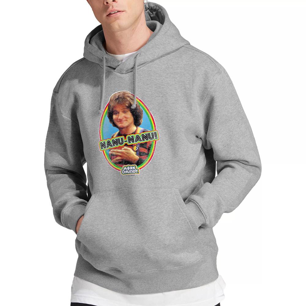 Mork And Mindy Mens Nanu Nanu Hoodie