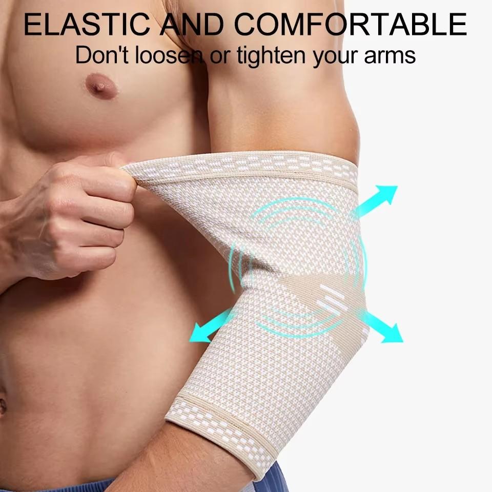 1Pcs Elbow Brace Compression Support for Tennis Golfers Elbow Pain Relief Basketball Weightlifting Men Women