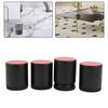 4pcs Furniture Leg Booster Pad Bed Riser Height Adjustable Table Sofa Feet Floor Protector Aluminum Alloy Cabinet Leg Feet Mat