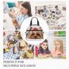 Cute Ribbon Yorkie Reusable Lunch Bag Insulated Lunch Box Tote with Adjustable Strap Leakproof Bento Bags for Work Picnic Beach