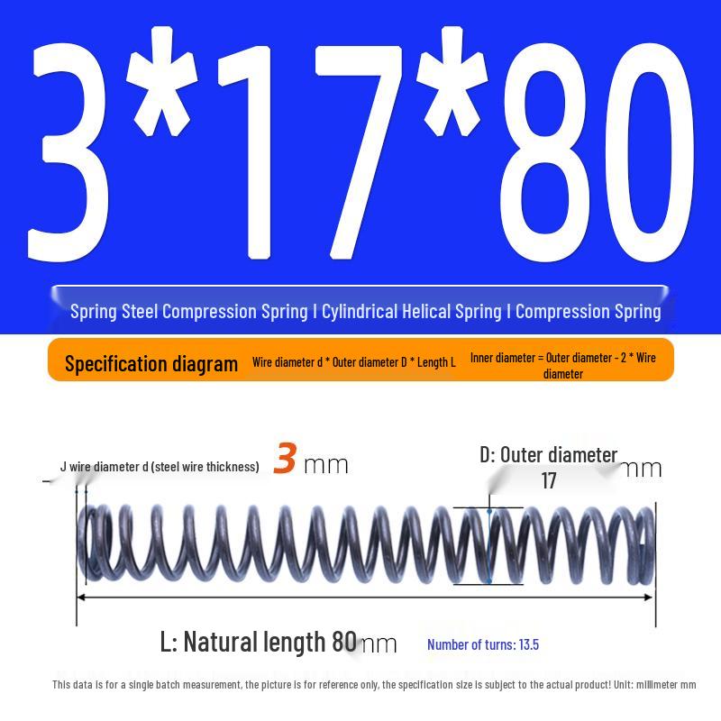 Compression Spring Y-Type Shock Absorbing Coil 3*16/17/18/19/20