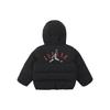 (PS) Air Jordan Air Puffer Jacket 'Black Red' Kids' FV2822-010