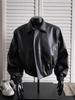 Men's High-End Retro Leather Motorcycle Jacket - Cool, Trendy, Heavy-Weight Style for Spring and Autumn