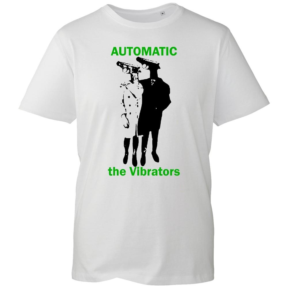 The Vibrators Automatic Lover Punk Rock Band Logo Tee Vintage Style Unisexs TShirt S