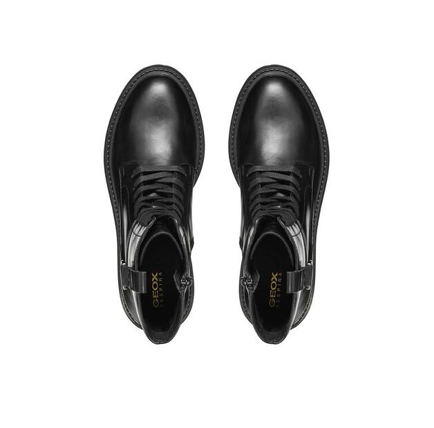 Geox D Iridea D46HRB 00043 C9999 Ankle Boots, Black