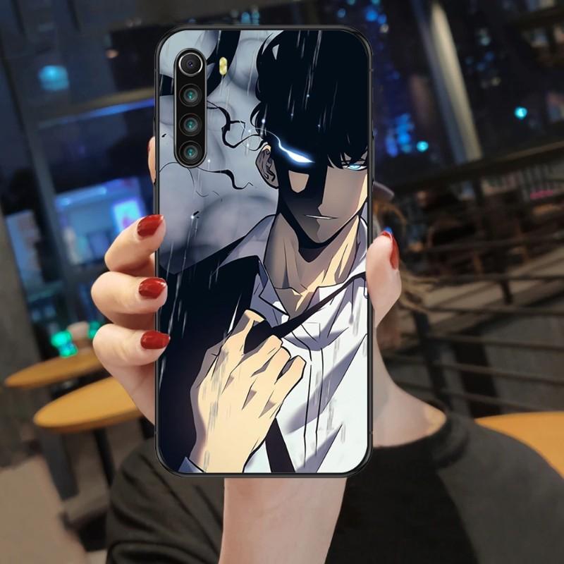 Cool Anime Solo Leveling Phone Case For Xiaomi Mi 12 11T 10T 9T Lite Pro Ultra Note 10 Poco F3 F4 X4 GT Soft Black Phone Cover