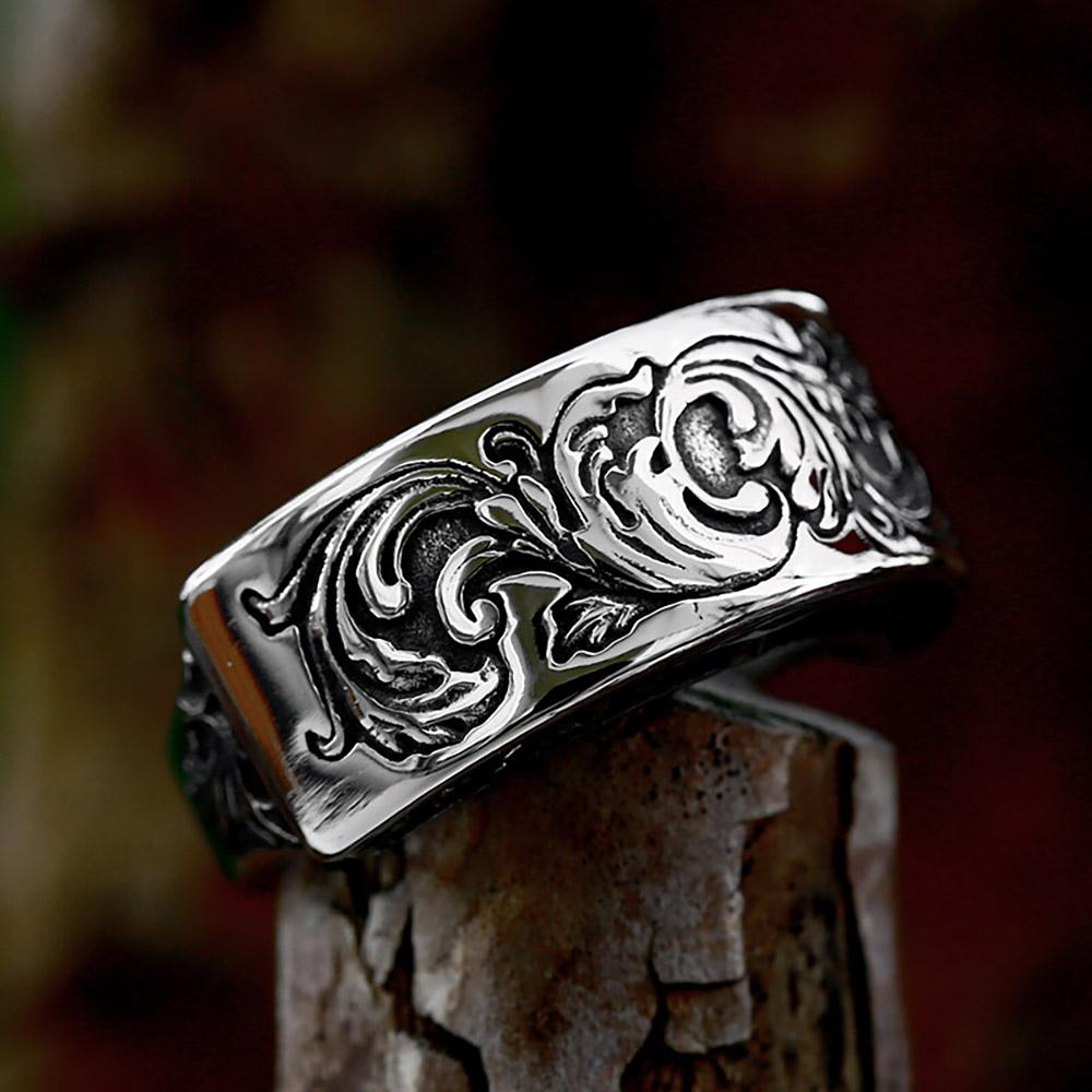 Fashion 316L Stainless Steel Simple Rings For Men Women Punk Hip Hop Square Band Flat Top Signet Ring Charm Party Jewelry Gifts