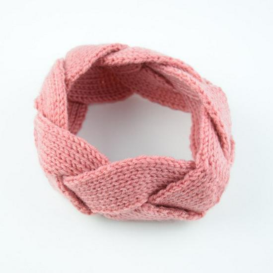 Handmade Woolen Cable Knit Headband Ear Warmer - European, American, Korean Style for Autumn/Winter