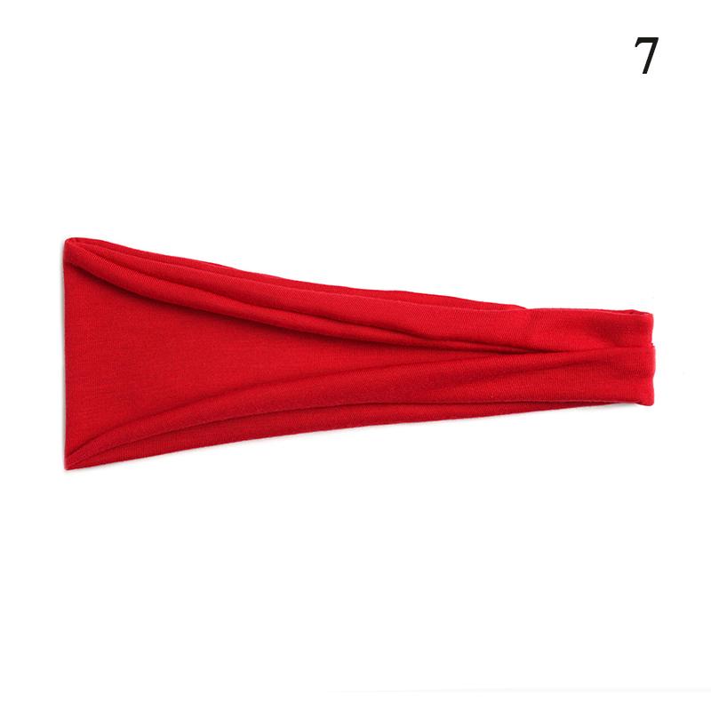 1 PC Women Headband Turban Solid Color Elastic Hair Bands Yoga Hairband Fashion Makeup Hair Hoop Hair Accessories