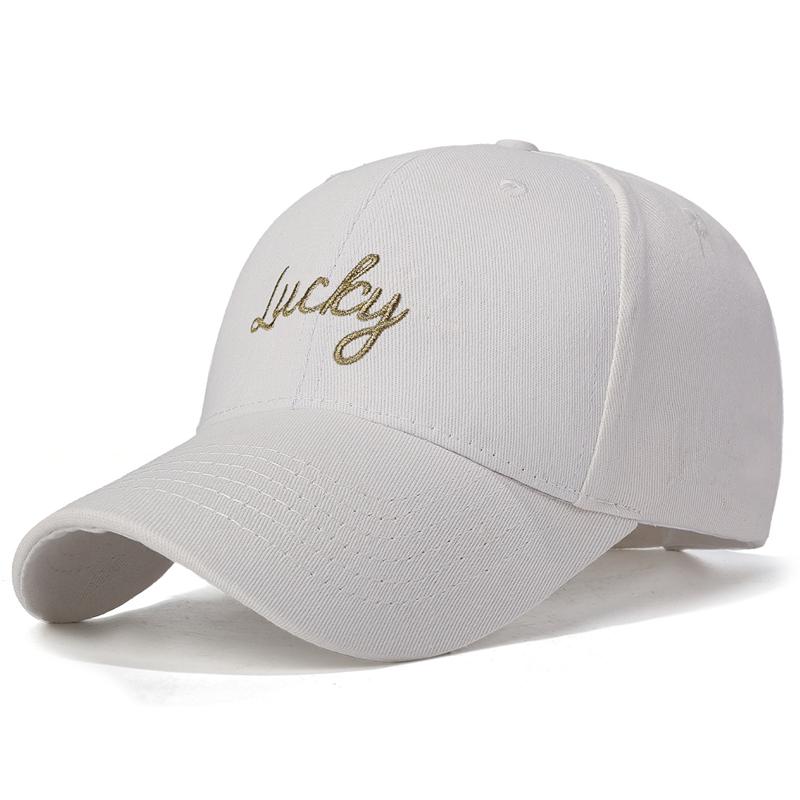 Vintage Cotton Letter Embroidered Baseball Cap