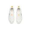 Anta Durable Breathable Low-Top Skate Shoes Men Sneakers White Yellow Silver 112028053-1
