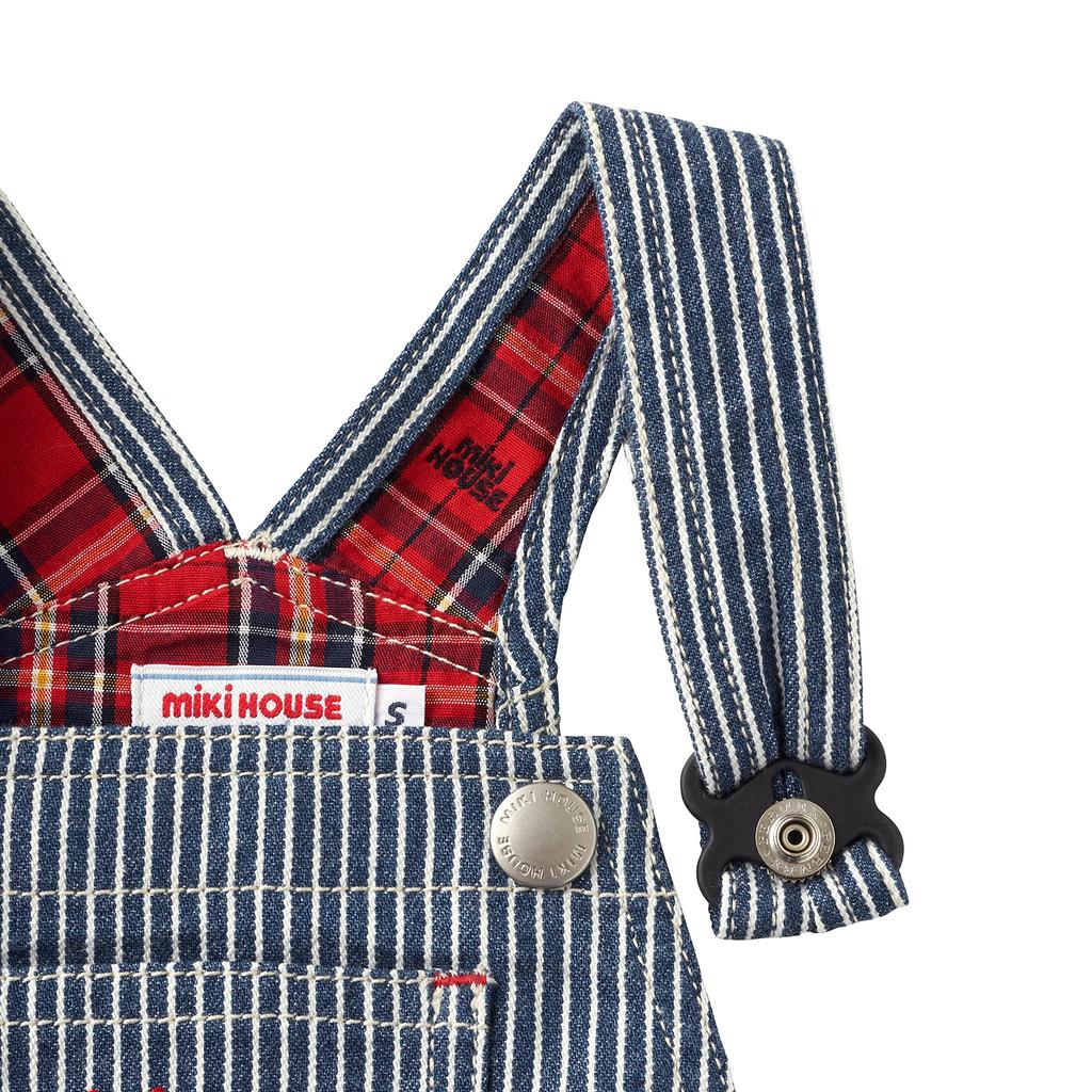 Jumper Hickory Baby L Navy X White [MIKI HOUSE] Skirt, Logo, Girls, Babies, Kids, Clothes, Children's Clothes, 10-1826-495 (90-100cm),