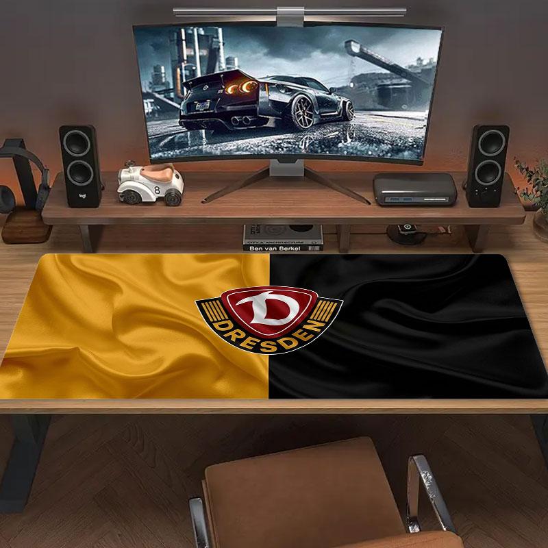 Dynamo Dresden Large Size Mouse Pad Large Gaming Table Cushion Non-slip Laptop Tablet Big Mousepad XXL Mat Mini PC Playmat With Lock edge