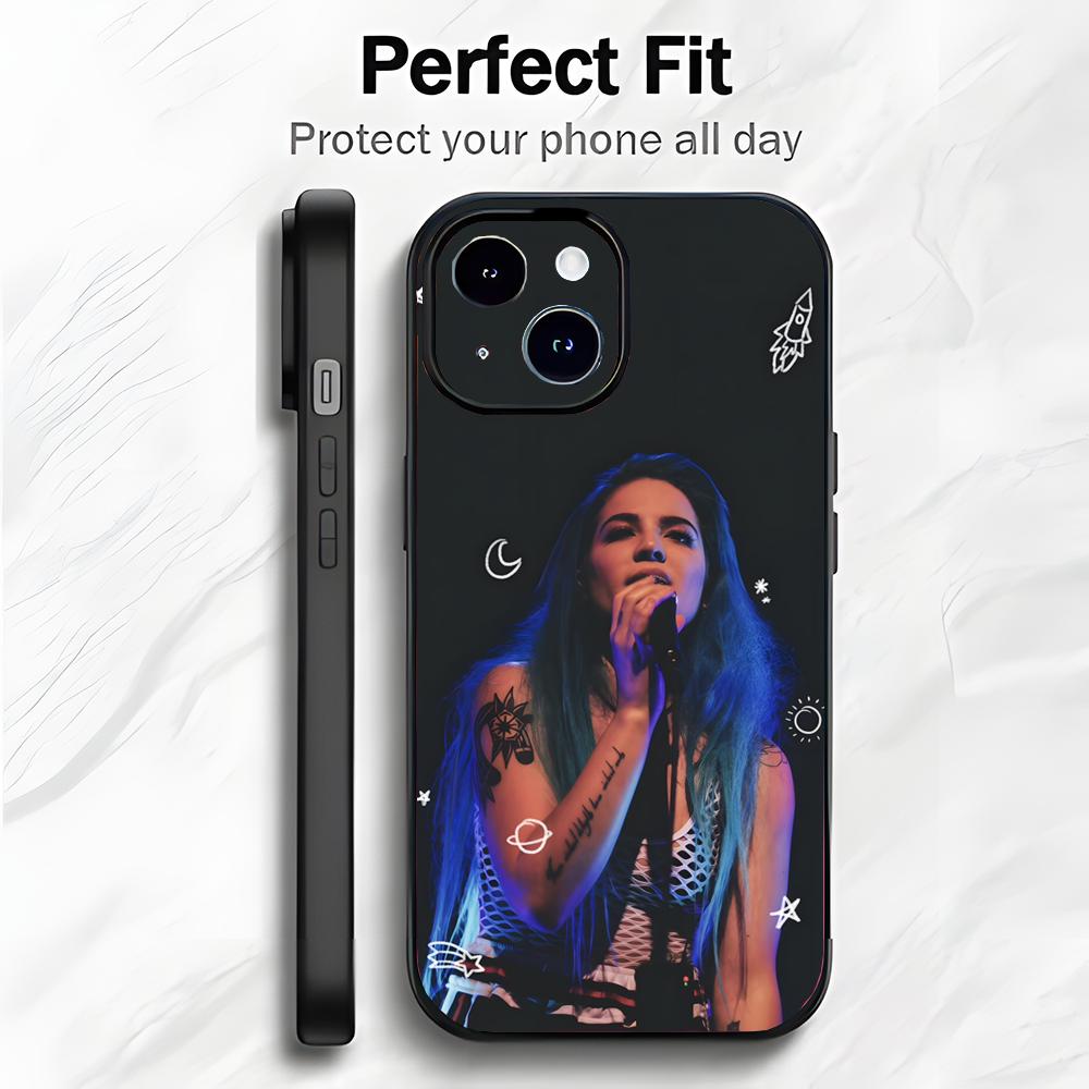 Unique Pop Cool Singer H-Halsey Phone Case Phone Case Soft Packaging Lightweight For iPhone17 16 15 14 13ProMax
