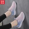 Brand sports shoes women's thin fly-woven mesh breathable ultra-light soft-soled shock-absorbing fitness shoes running shoes