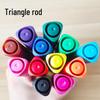 18-Color Triangular Grip Markers for Kids - Ideal for School, Art, DIY, Journals