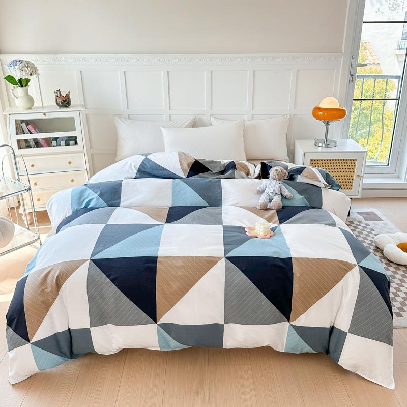 Cotton Printed Duvet Cover, Multi-color Duvet Cover, Soft Oversized Duvet Cover, Double Comfortable Single Duvet Cover