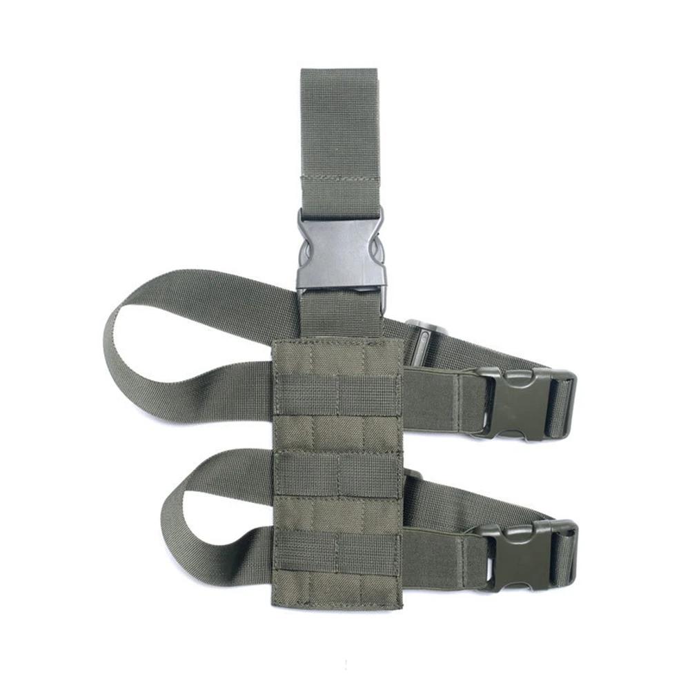 

Molle Drop Leg Platform Panel Gun Holder Plate Adapter Універсальний пістолет Мисливський журнал Підсумок Набедренник зелений