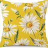 Spring and Summer Pillowcase Bedroom Living Room Sofa Pillowcase Linen Floral Decoration Pillow Cushion