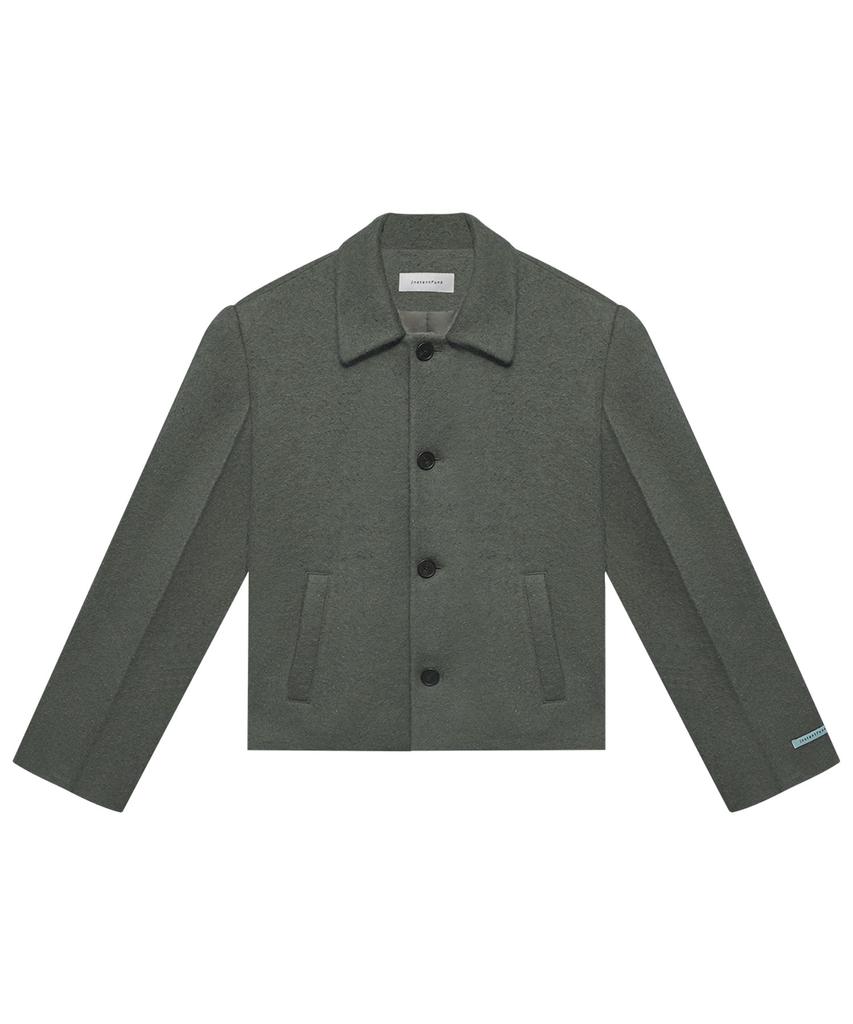 Instantfunk Ms Single Wool Crop Jacket