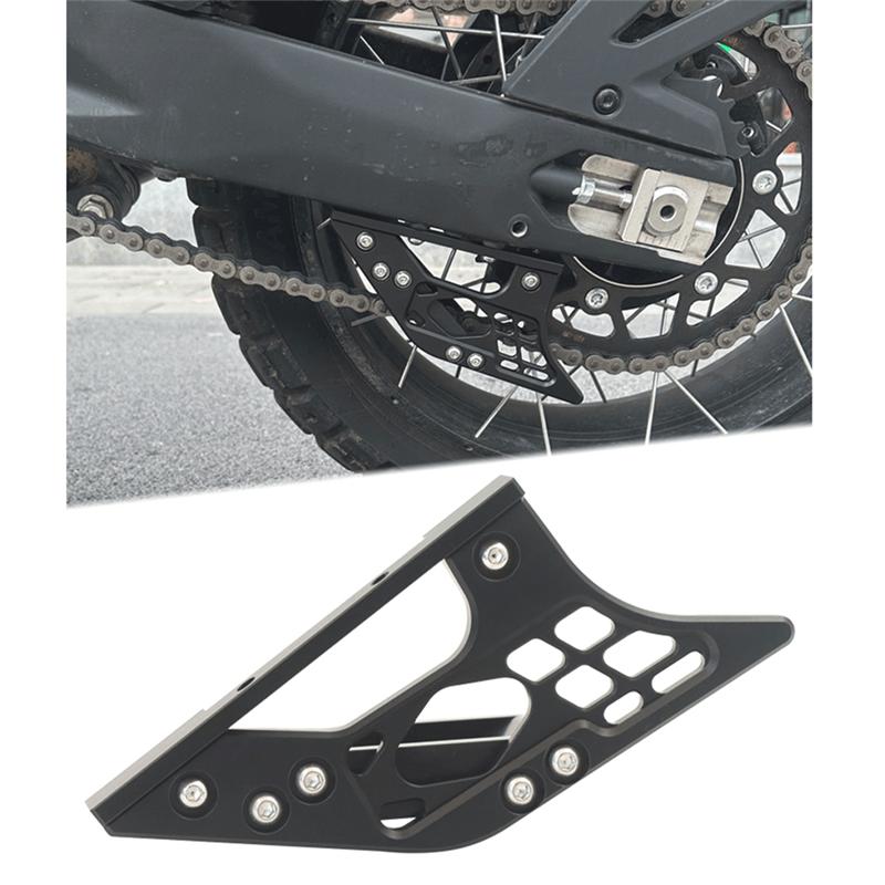A03E-For CFMOTO 450MT MT450 Motorcycle Chain Swingarm Guide Slider Roller Guard Chain Protect Cover Accessories
