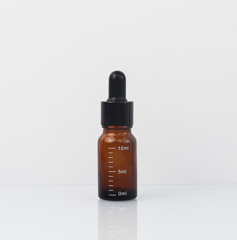 5 ml Ljusbeständig Glasdroppflaska för Eteriska Oljor och Serum