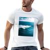 Blue Ocean Waves T-Shirt Man T Shirts Graphic Man T Shirts for Men Casual Essential T Shirt T-s