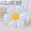Candy Color Sunflower Daisy Flower Matte Modeling Aluminum Film Balloon Children'S Photo Year-Old Scene Decoration