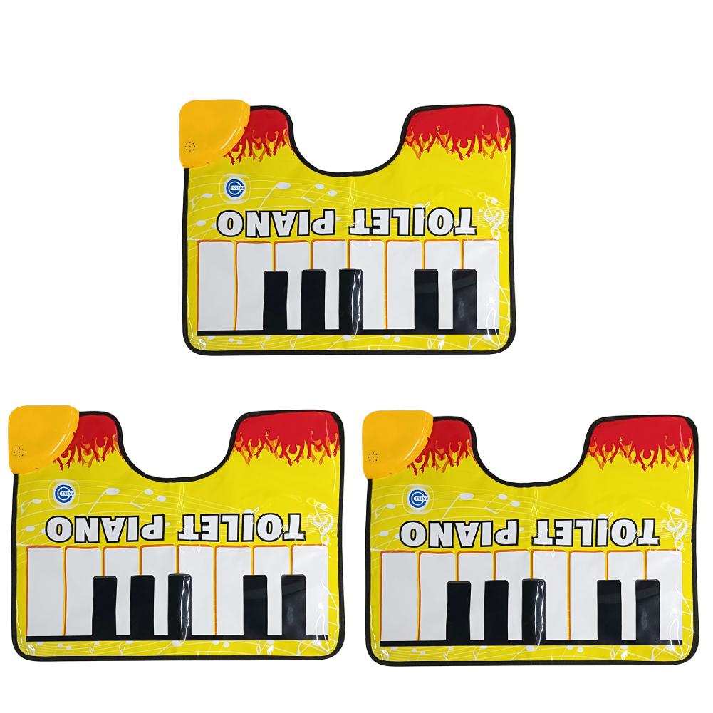 Záchodové Piano Koberec Novinka Potýrové Piano Zvukový Koberec Koupelnový Koberec Elektronické Piano Šlapání na Prsty Hudební Klávesnice Podlahová Rohož Hračky