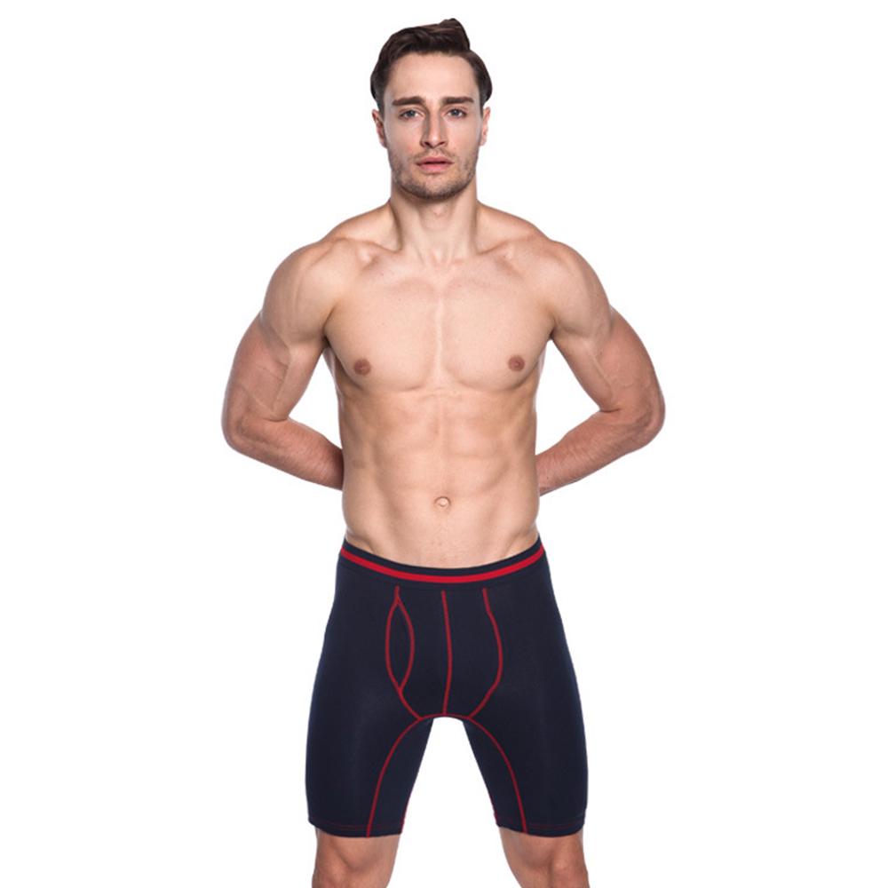 4pcs / Set of Cotton Men's Underwear Boxer Shorts Stretch Fitness Boxer Riding Underwear