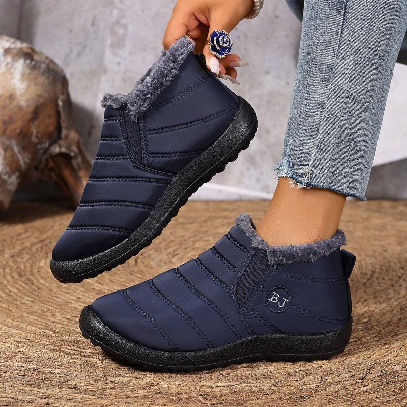 New Cotton Boots, Fleece Comfort Boots, Fashionable Women's Shoes, Warm Snow Boots