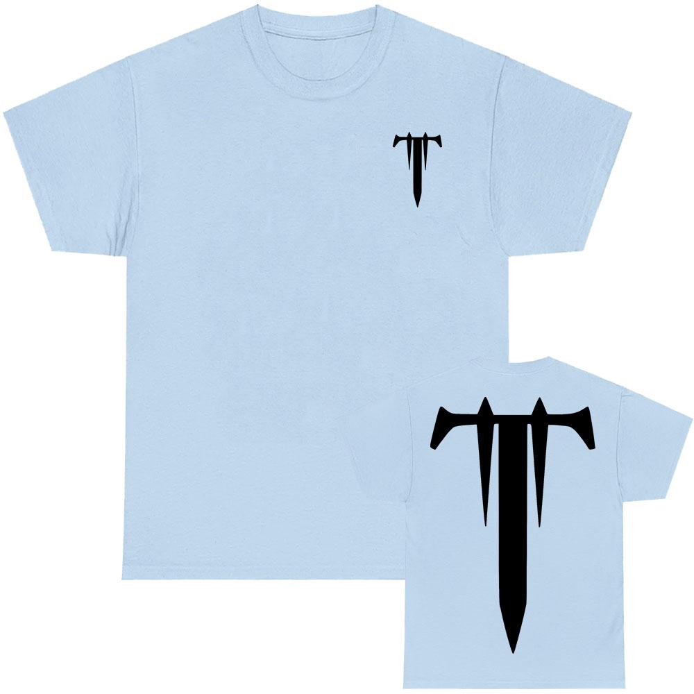 TRIVIUM Heavy Mental Band T-shirt Summer Cotton Hip Hop Streetwear Unisex Fashion Grunge Men Women Tshirts Loose Male T Shirt