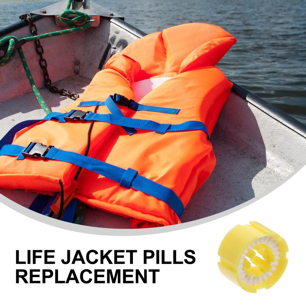 Parliky Inflatable Life Jacket Replacement Bobbin Self-Inflating Trigger Device Easy