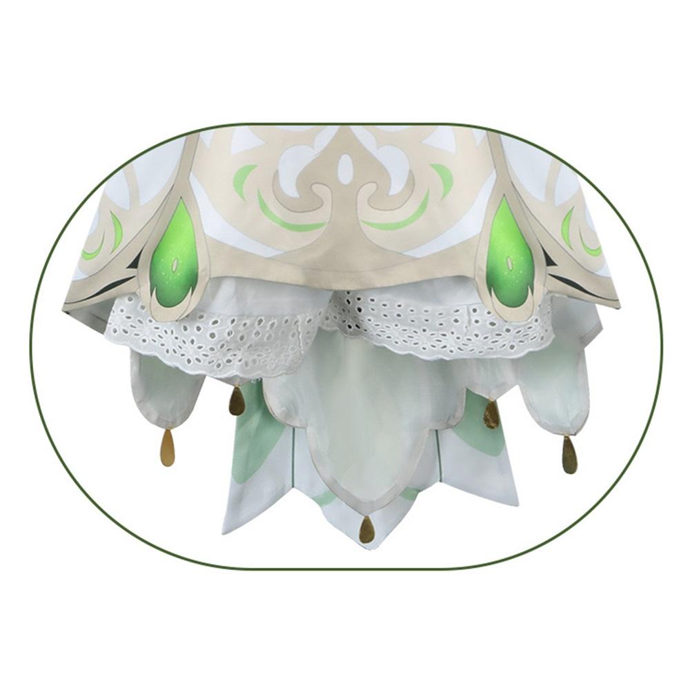 Nahida Cosplay Costume Lesser Lord Kusanali Full Set Dress Ears Wig Nahida outfits for Comic Con