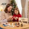 Christmas Beading Art Set 3D Nativity Bead Craft Kit for Decoration, DIY Beaded Unique Handmade Gifts Scene Figurine Adults Family, Holiday