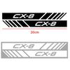 Car Mirror Decoration Stickers Body Trunk Car Emblem Decal Decoration For Mazda 3 4 5 6 Axela Atenza CX-3 CX-5 CX-8 RX8 RX3 MX5 b55