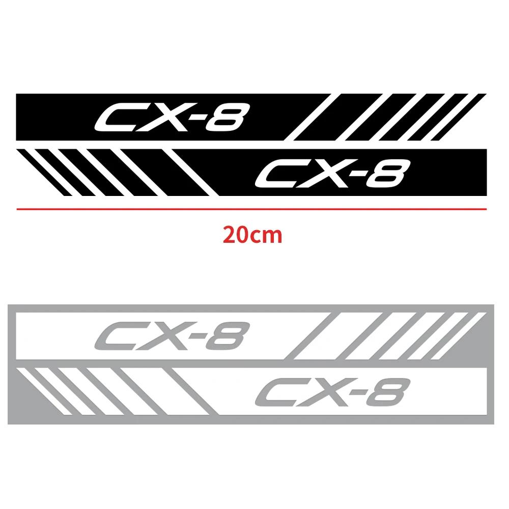 Car Mirror Decoration Stickers Body Trunk Car Emblem Decal Decoration For Mazda 3 4 5 6 Axela Atenza CX-3 CX-5 CX-8 RX8 RX3 MX5 b55