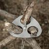Portable Picnic Tripod Stand Stainless Steel Camping Tripod Lashing Set with Hooks Chain Hanging Pot