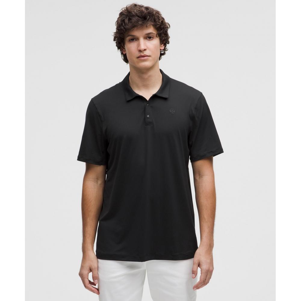 

Lululemon Logo Sport Polo Short Sleeve Updated Fit Black XXL