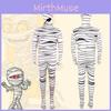 Mummy Cosplay Clothing Party Perform Stage Performance Drama Activity Bodysuit