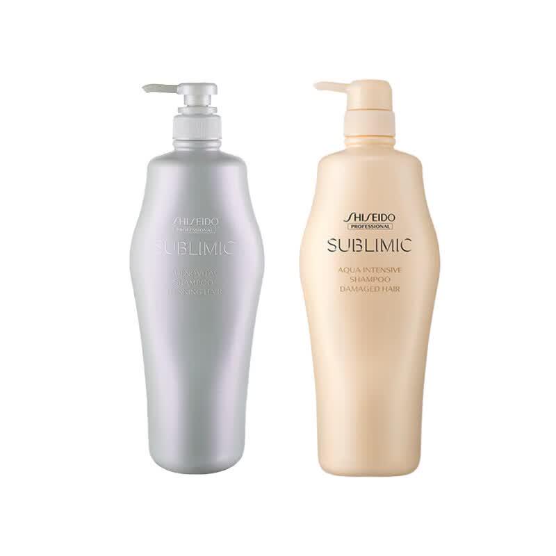 Shiseido Professional Sublimic Adenovital & Aqua Intensive Shampoo Set