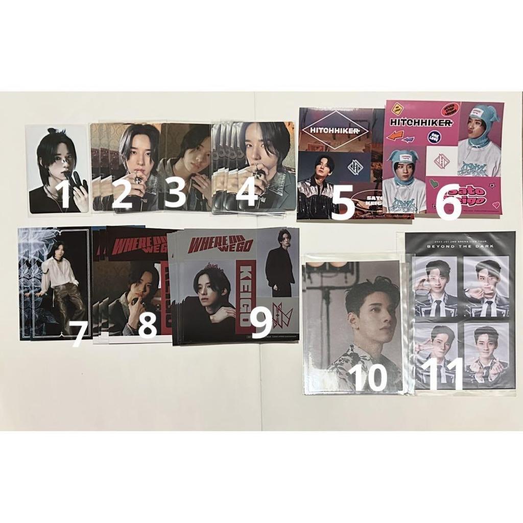 [USED] JO1 Keigo Sato Trading Card Sticker 4cut